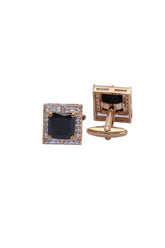 Silver Gold Cufflink